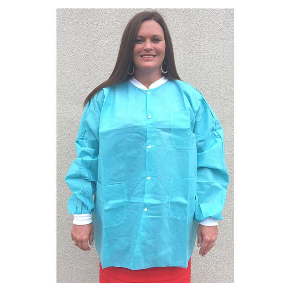 Lab Jacket Sunlite Ultra 4X Large Teal 10/Pk